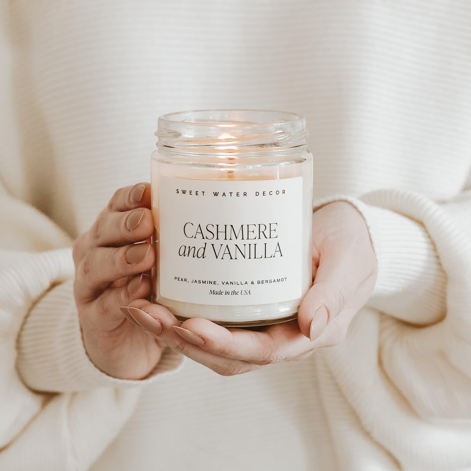 Sweet Water Decor Cashmere & Vanilla Soy  candle