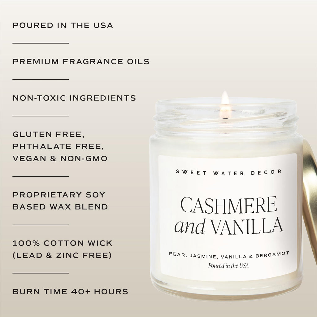 Sweet Water Decor Cashmere & Vanilla Soy  candle