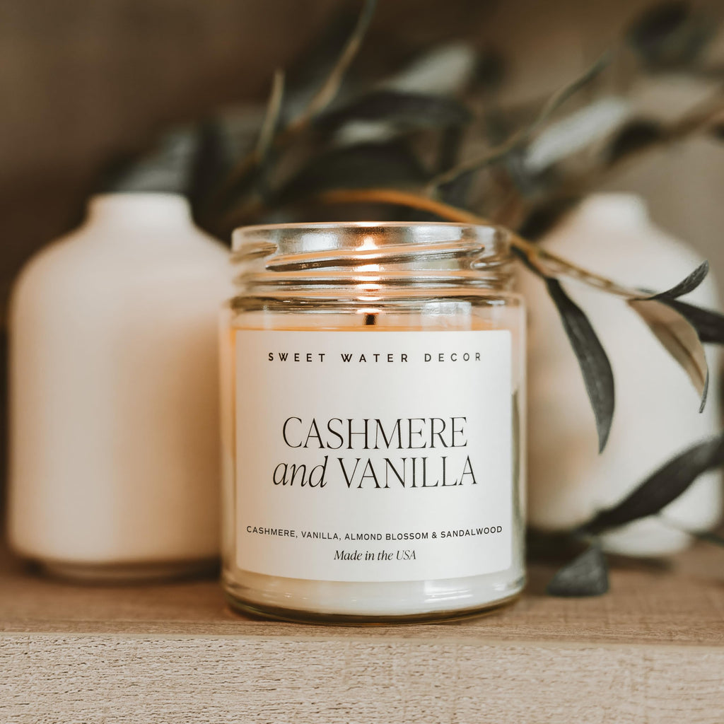 Sweet Water Decor Cashmere & Vanilla Soy  candle